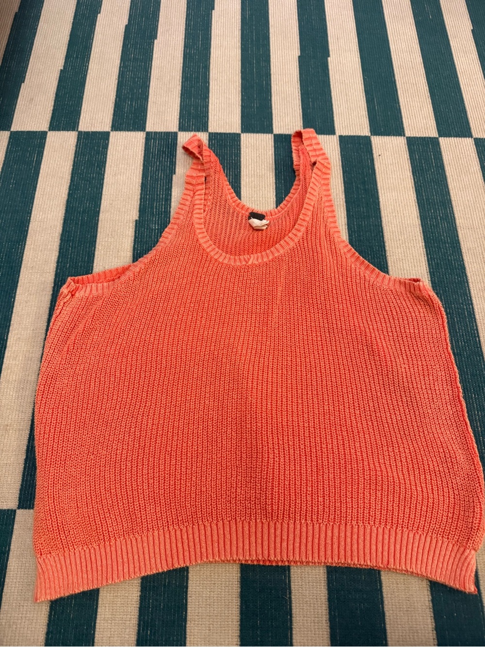 We The Free Coral Knit Racerback Tank